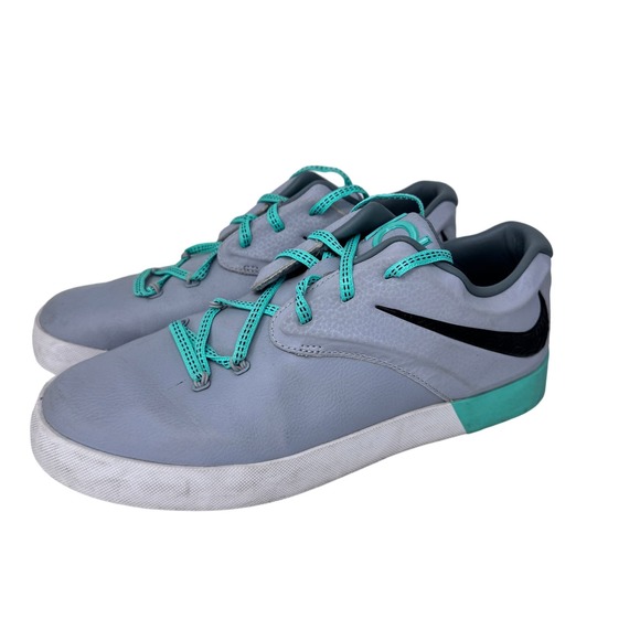 Nike KD Vulc 2 GS Sneaker Shoes Lace Up 725160-004 Grey Barely Green Size 7Y - Picture 1 of 9